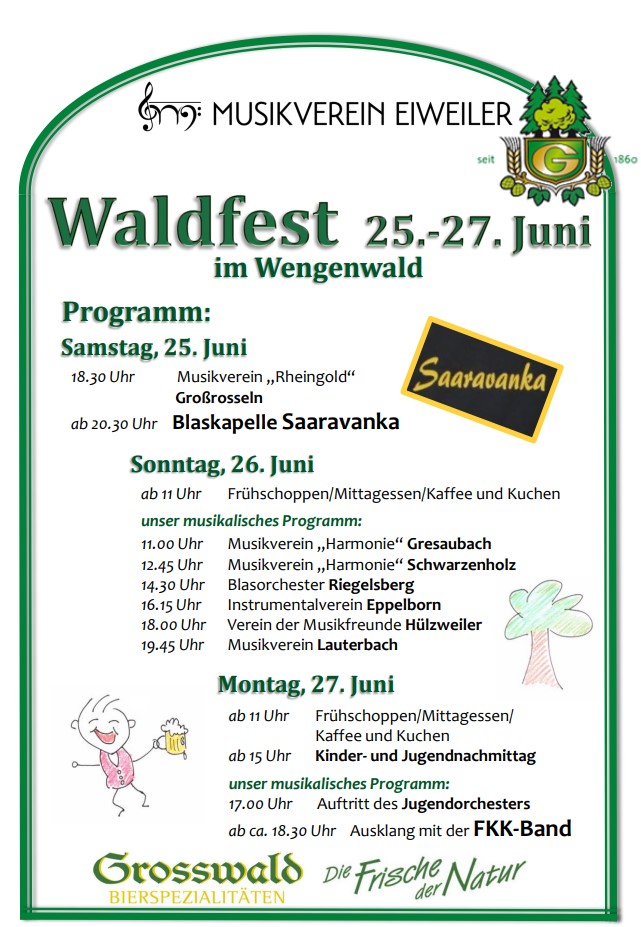 Waldfest mit Programm